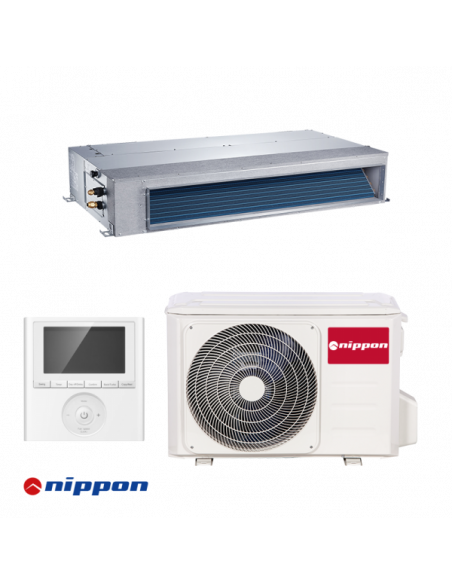 Канален климатик Nippon NTIU-12HWFNX-Q + NOB30U-12HFN8-Q