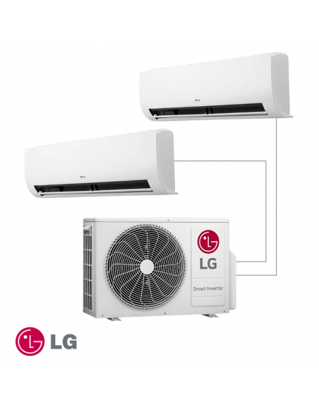 LG мулти сплит система RM2U15.U18 + RMN09.NSJ + RMN09.NSJ