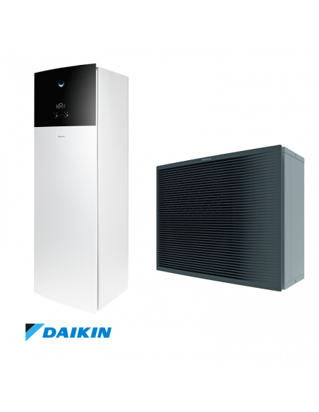 Високотемпературна термопомпа с водосъдържател Daikin Altherma ETVX16S18E9W7 + EPRA16DW1