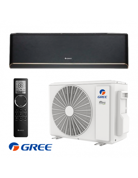 Инверторен климатик Gree Airy GWH24AVEXF-K6DNA1A - черен