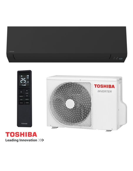 Инверторен климатик Toshiba Shorai Edge RAS-B18G3KVSGB-E + RAS-18J2AVSG-E1 - черен