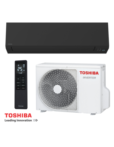 Инверторен климатик Toshiba Shorai Edge RAS-B24G3KVSGB-E + RAS-24J2AVSG-E1 - черен