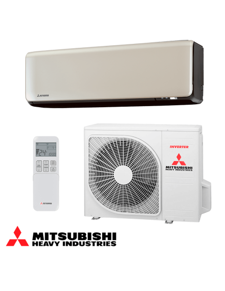 Инверторен климатик Mitsubishi Heavy Industries SRK 35 ZT-WFT + SRC 35 ZT-W - титаниев