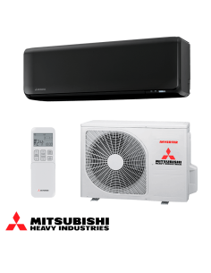 Инверторен климатик Mitsubishi Heavy Industries SRK 25 ZT-WFB + SRC 25 ZT-W - черен 2