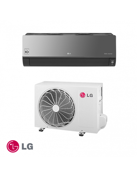 Инверторен климатик LG Artcool AC12BK NSJ + AC12BK UA3 - черен